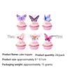 Pink Butterfly Birthday Party Tableware Set – Plates, Napkins, Tablecloth & Decorations