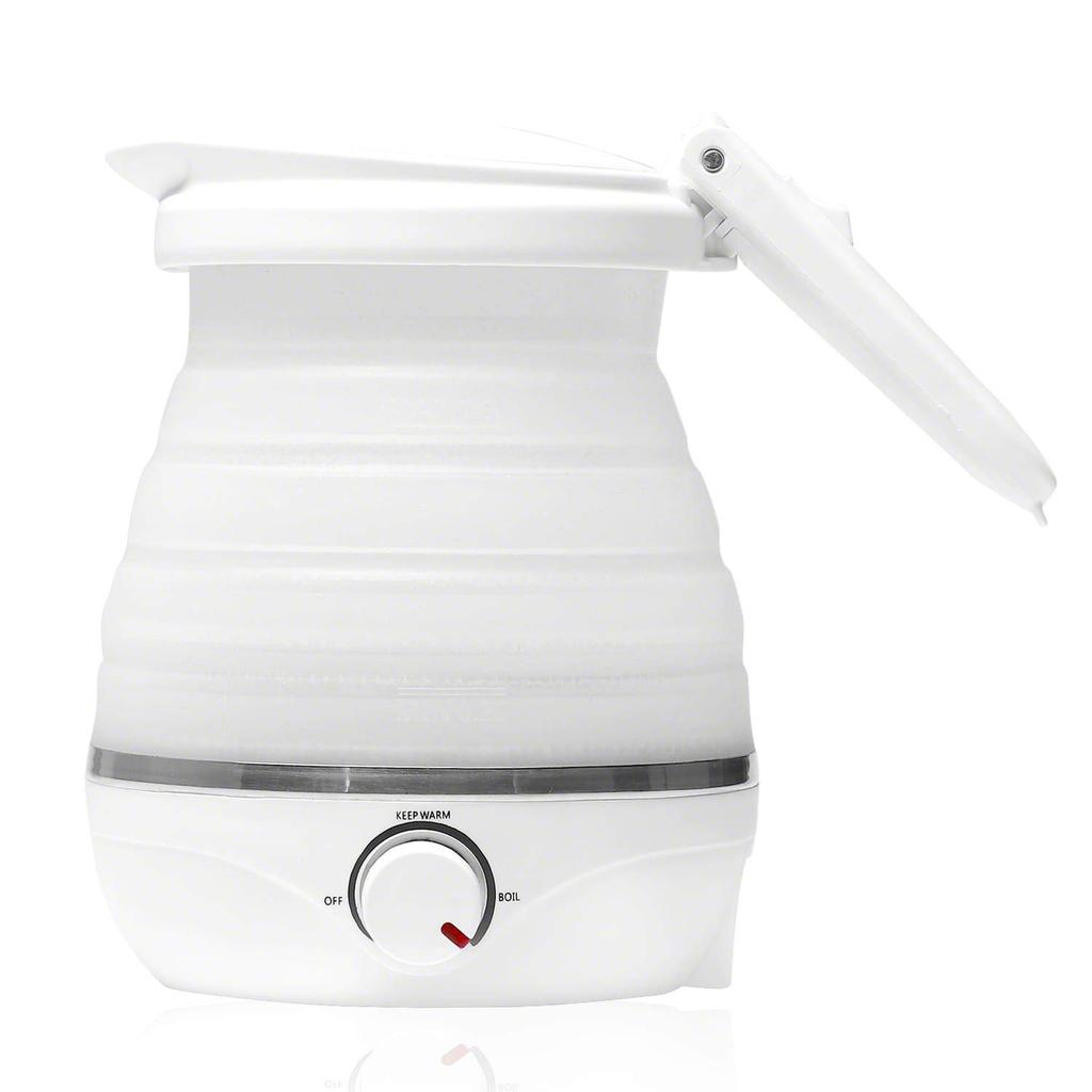 ASSIKE Electric Kettle, Camping, International Compatible, Outdoor, Double Insulated, Portable, Car Camping, and More