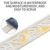 Waterproof Skirting Border Self Adhesive Wall Sticker DIY Sticker Wall Trim Line  For Living Room