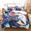 Cool Popular Shounen Fantasy Anime Trinity Seven Lilith Asami Luxuria Mage Bedding Set 1 Duvet Cover + 2 Pillowcases HD Print An
