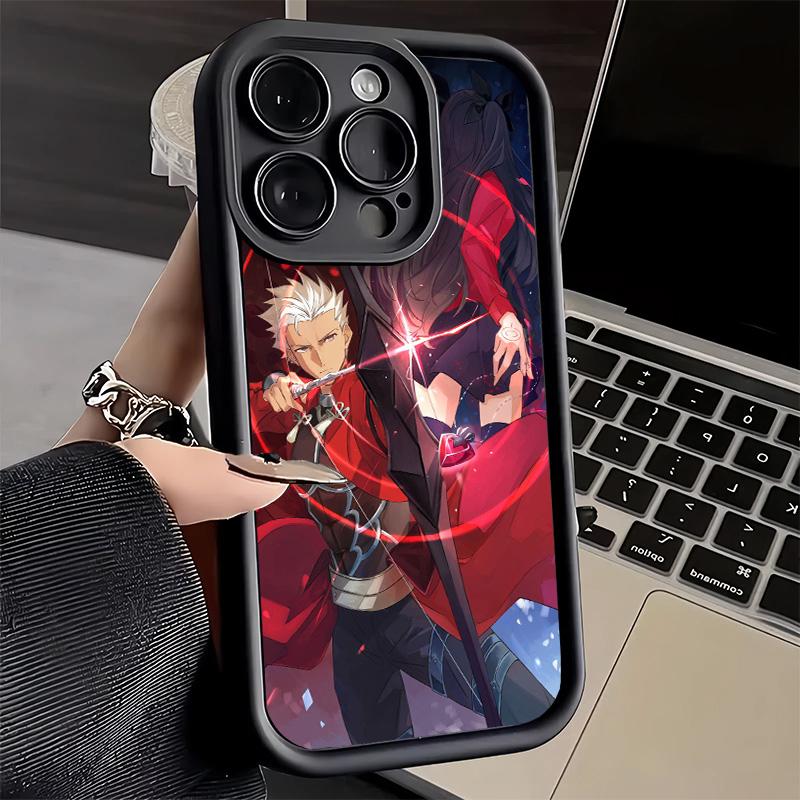 Phone Case for iPhone 17 Air 16E 15 16 Pro Max Fate Zero Stay Night Archer Cover 14 Plus 13 12 Mini Soft Shell Silicone Fundas