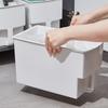 Cabinet Storage Box With Handle PP Plastic Organization Bin Multifunctional Drawer Container For Kitchen Bedroom