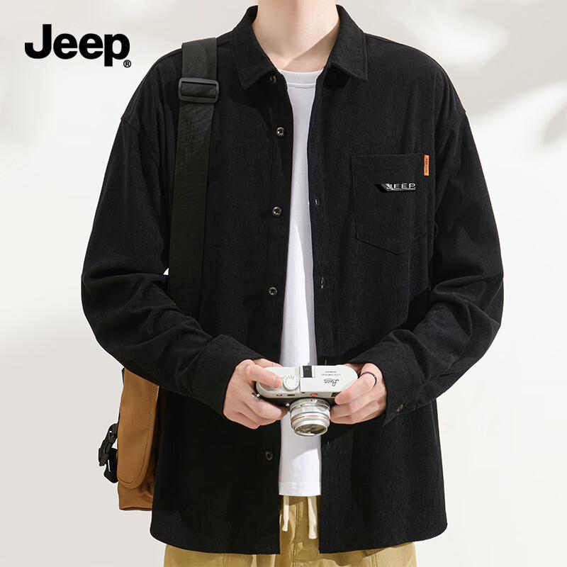JEEP Men's Corduroy Shirt Jacket