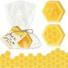 10/20 Sets Baby Shower Favors, Bee Party Favors Including Honeycomb Soap with Thank You Card Gift, Honey Soap for Guest Gender Reveal Honey Gift Birth
