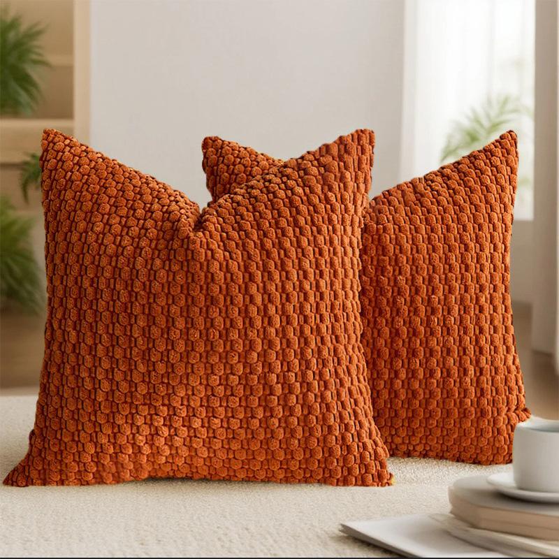 Neues dreidimensionales Kordkissen mit Blasenstruktur Kissen Kissenbezug Wohnzimmer Sofa Rückenlehnenkissenbezug