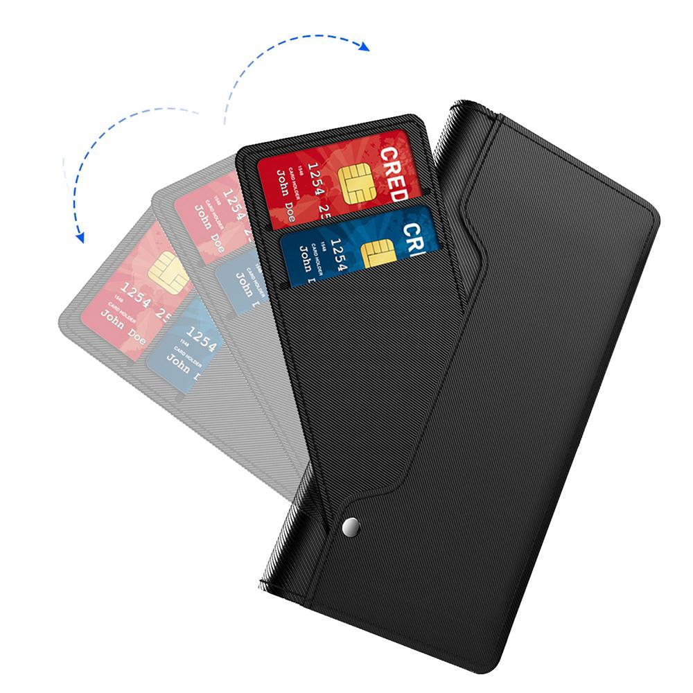 Leather Flip Cover for Motorola Edge 40 Pro 5G/Moto X40 5G Shell with Mirror Card Holder Stand Phone Case