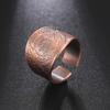 Retro Punk Celtic Knot Open Ring for Men Seven Pointed Star Magic Formation Couple Jewelry Gift