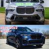 Gloss BLACK ABS Front Lip Splitter Spoiler For BMW X7 G07 M Sport 2019-2022 Set FY6