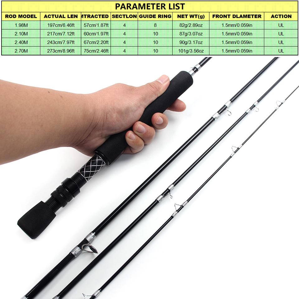 Portable Multi-Section Carbon Fly Fishing Rod for All Waters - Ideal for Freshwater, Saltwater, and Outdoor Use