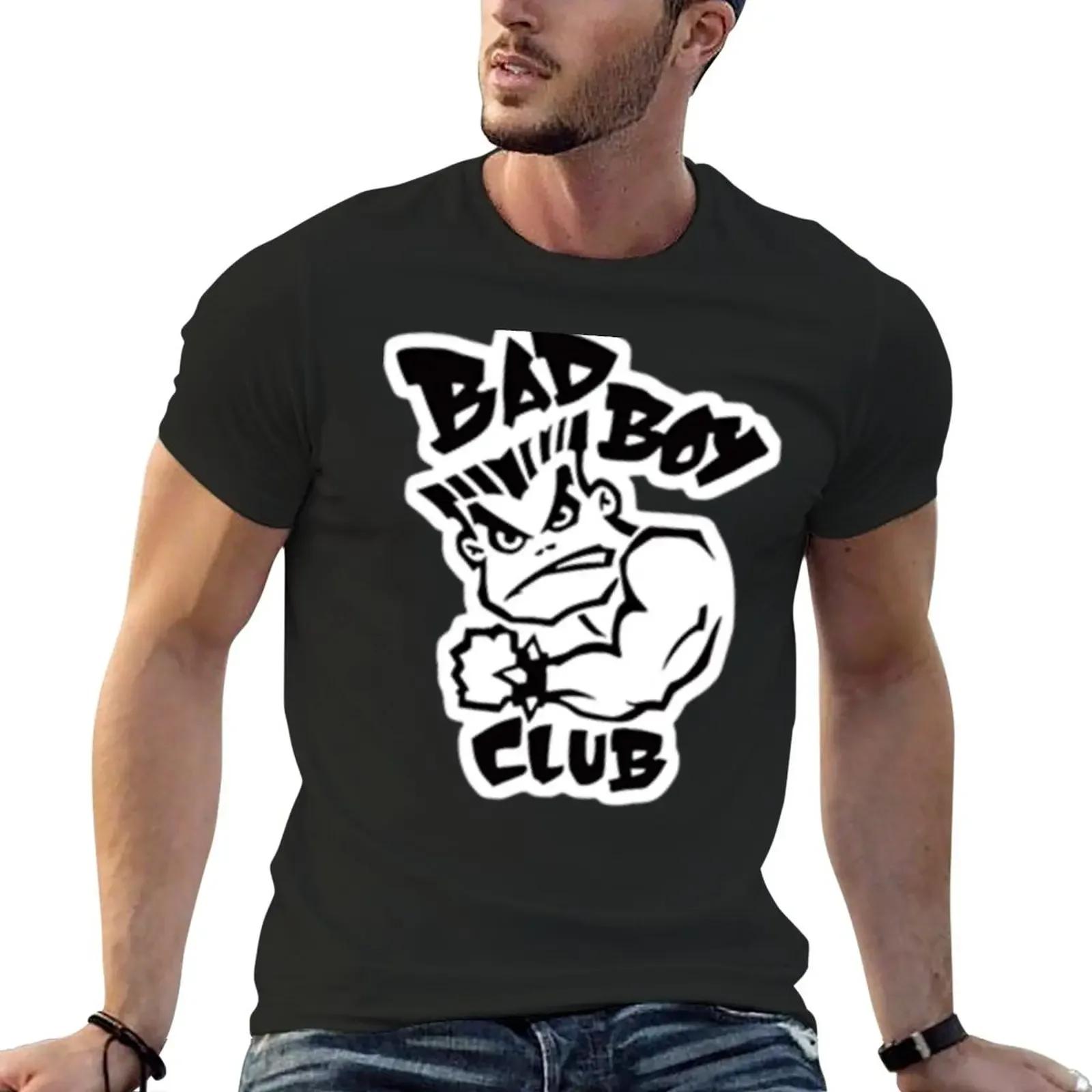 

Bad Boy Club vintage BMX & logo Classic T-Shirt hippie clothes custom t shirt mens cotton manga vintage anime clothes S чорний