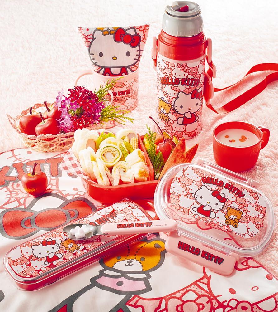 Skater Water 420ml or 350ml Sanrio Hello Kitty Small Stainless Sports Bottle for Kids Children's Bottle, 2-Way, (Direct Drinking) (Cup Drinking),
