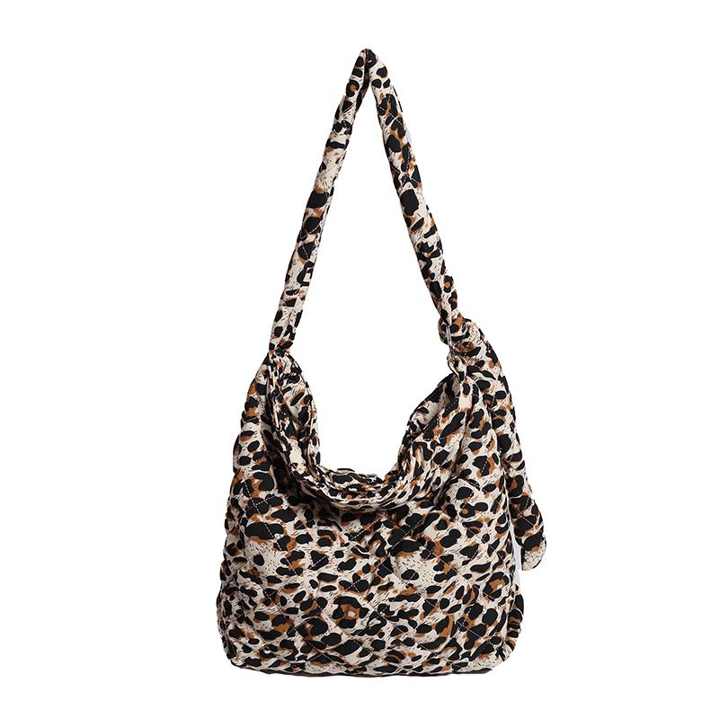 

Сумка через плечо с леопардовым принтом, женская сумка через плечо, большая вместимость, сумка подмышкой хаки