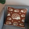 2D Hedgehogs And Stars Pattern Pillow Cover Pattern Cushion Cover Suitable For Sofa Bedroom Car Pillow Cover