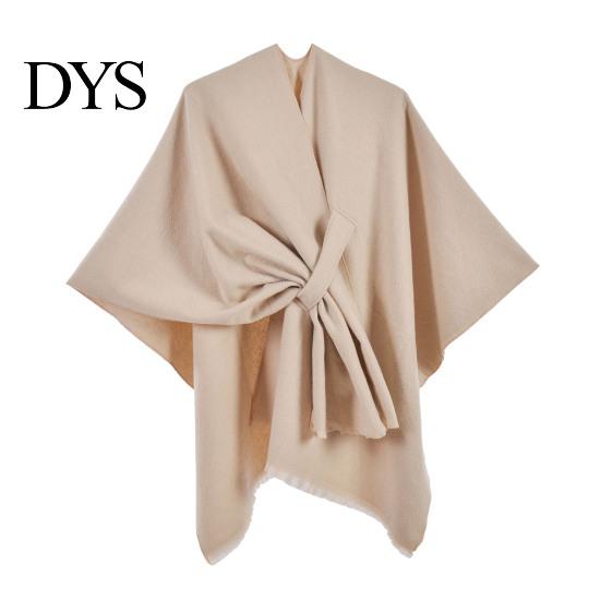 Sciarpa a tinta unita da donna Autunno Inverno Double Face Delicata sulla pelle per Imitazione Cashmere Sciarpa Versatile Cardigan