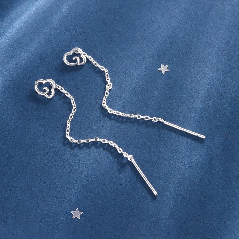 Europäische und Amerikanische Schwarze Tropfen Quaste Lange Ohrringe Neue Mode Party Luxus Accessoires Für Damen Temperament Schmuck