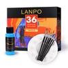 LANPO Acrylic Paint Set: 24 Colors, Waterproof, Beginner-Friendly, Boxed for DIY Projects