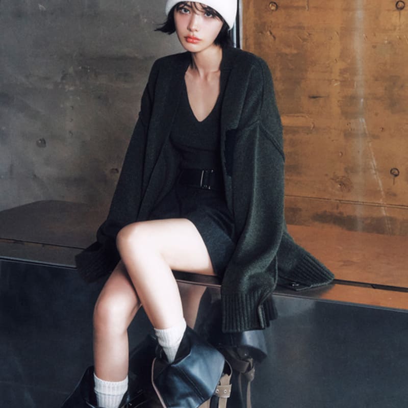 E.B.M (Edition by Michaa) Metal-embellished Knit Beanie EMPAAHT010
