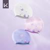 Keep Silicone Swimming Cap, Waterproof, Highly Elastic, Enlarged, Purple