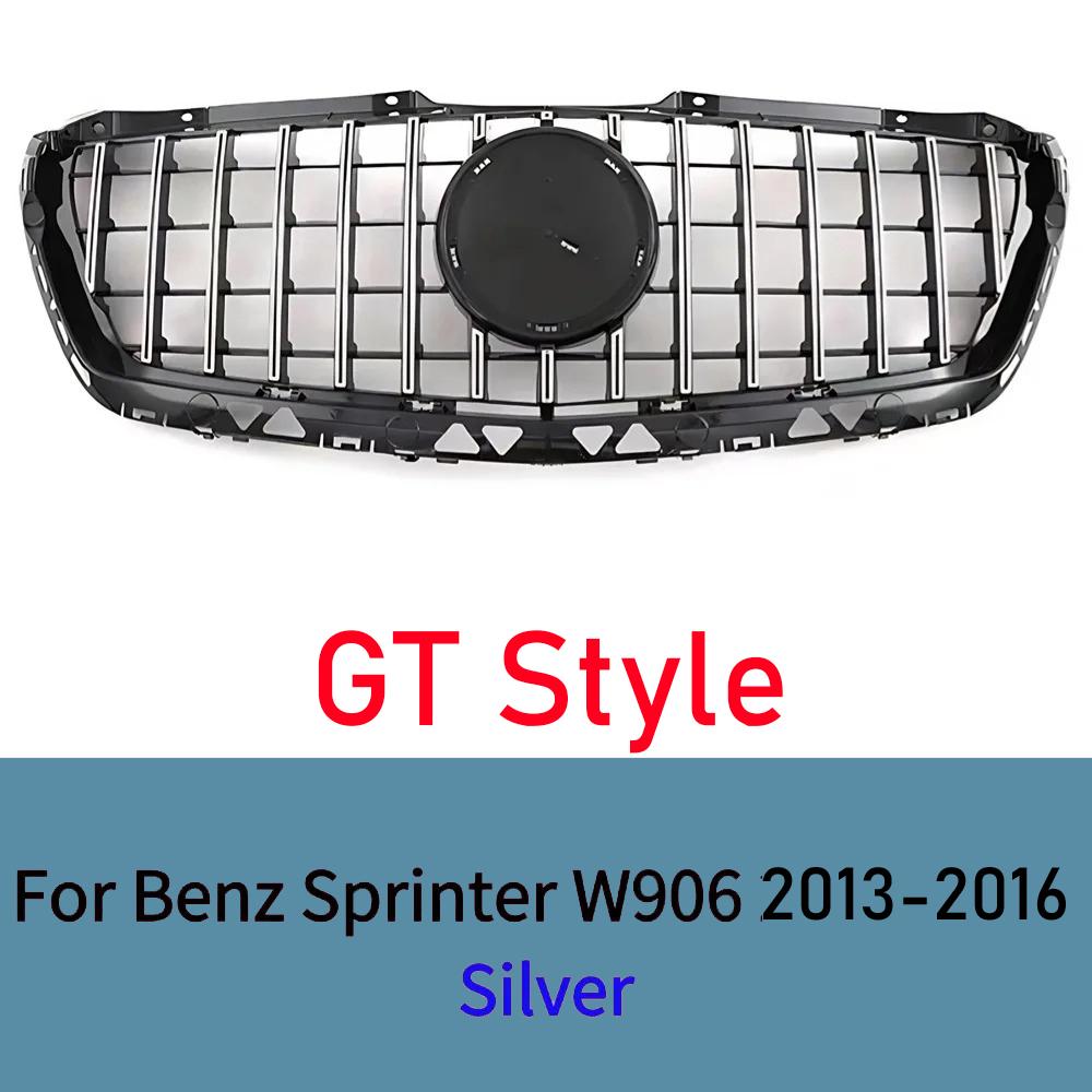 For Mercedes Sprinter W906 2009-2012 2013-2016 Front Grille Mesh Black Glossy Upgrade Body Kit Tuning Exterior Car Accessories