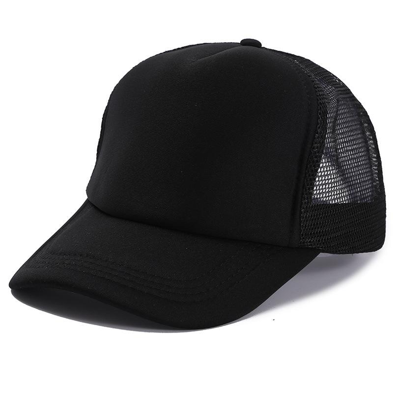 Hat Men's Spring Summer Korean Edition Trendy Men's Light Board Mesh Hat Fashion Baseball Hat Versatile Cap Truck Hat Solid Color Women