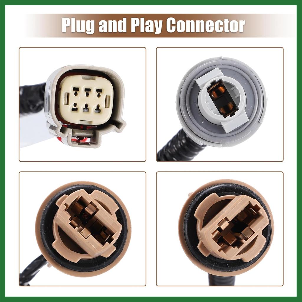 Motoforti 1 Set Tail Light Lamp Wiring Harness for Chevrolet Silverado 1500 2500 HD 3500 HD for GMC Sierra 2500 HD 3500 HD 2016-2019 Passenger Side