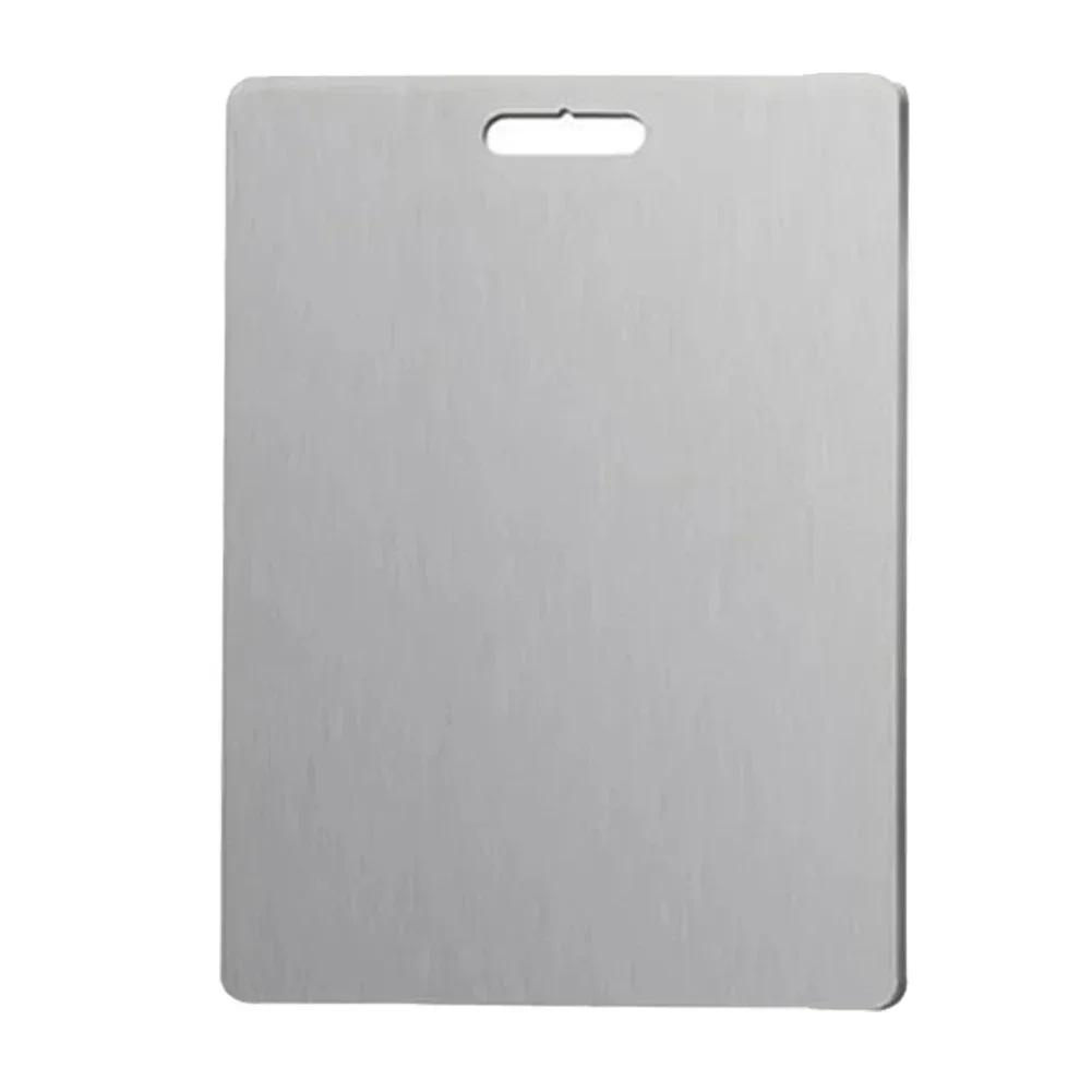 Stainless Steel Cutting Board for Kitchen Chopping Board for Meat and Vegetables Easy to Clean and Space Saving Design