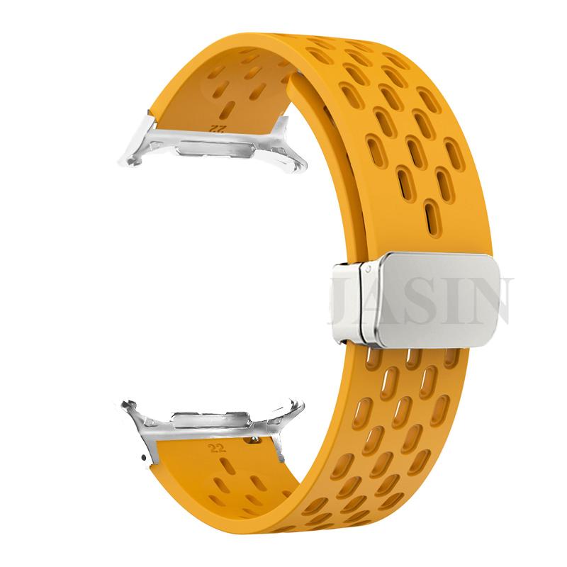 No Gaps Magnetic Buckle Silicone Strap For Samsung Galaxy Watch 8 40mm 44mm/8 Classic 46mm Bracelet Band Galaxy Ultra 2026 47mm