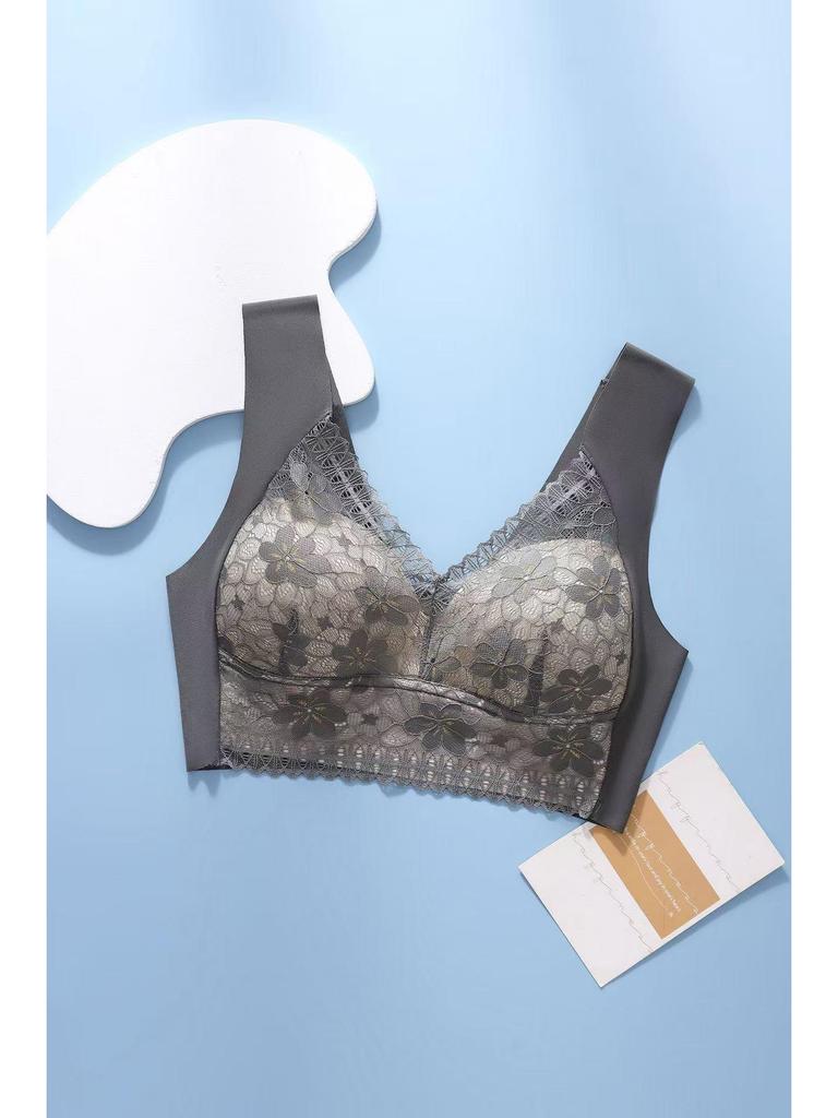 Top-Selling Seamless Plus Size Lace Bra: Ice Silk, Anti-Sagging, Comfortable, and Anti-Exposure