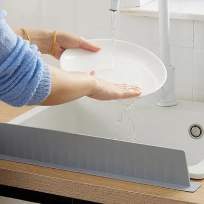 Silicone Sink Splash Guard Splash-Proof Sink Baffle Sink Flaps   Countertop