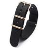 Rose Gold Buckle Nylon Watch Strap - Canvas Replacement for DW Watches