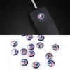 Car Stickers For Alfa Romeo 5/10PCS 14mm Car Remote Key Sticker Aluminum Badge For Alfa Romeo 159 Sportwagon Giulietta Mito 147