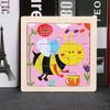 3-7 Year Olds' 9-Piece Wooden Animal Jigsaw Puzzle - Educational Cartoon Toy