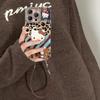 Leopard Print Kt Cat Doll for Apple 16promax Mobile Phone Case Iphone13 Glacier Pattern 15 with Lanyard 14 Women