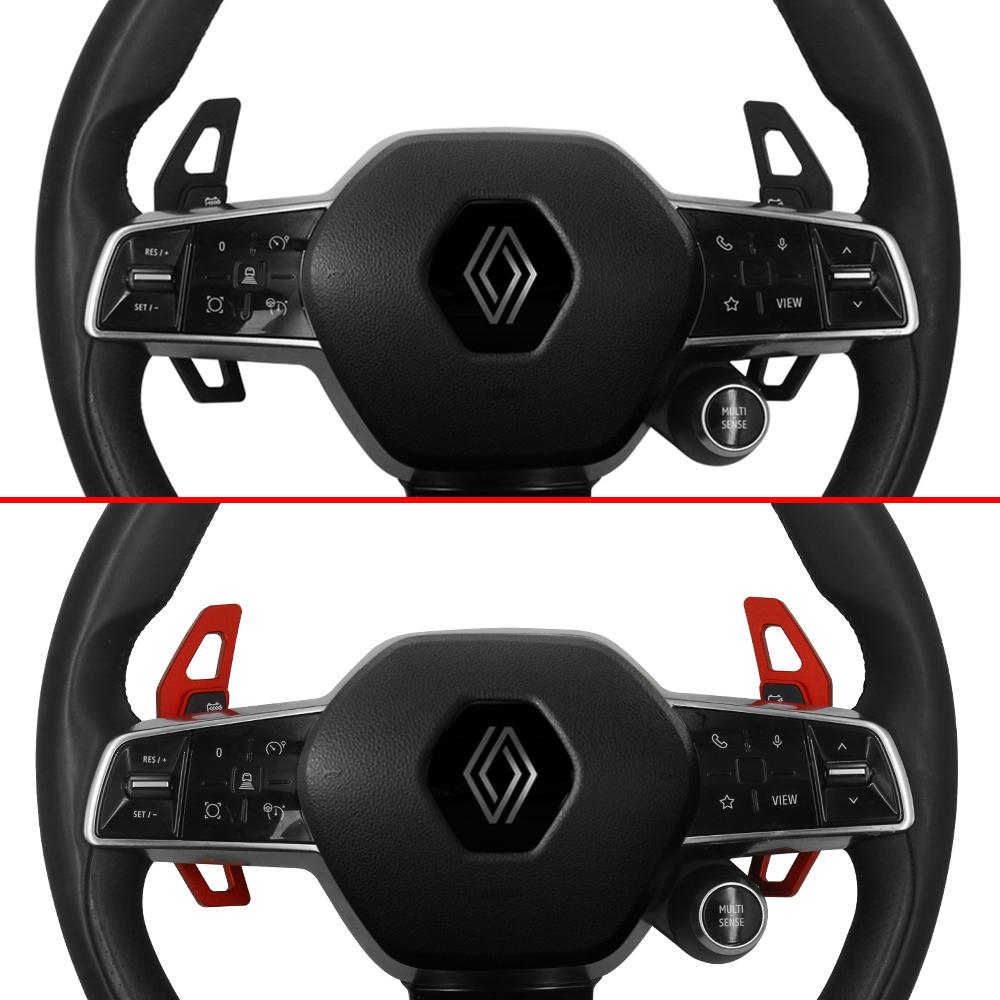 Shifter Paddle For Renault Austral/Espace/Megane E-Tech/Rafale 2023-2025 Car Steering Wheel DSG Stickers Gear Extend Accessories A15
