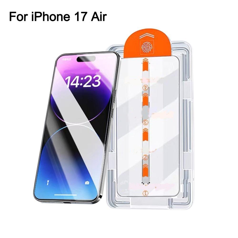 9H Hardness Tempered Film Dust-free High Definition Glass Films Scratch Resistant Screen Protector for iPhone 17/Air/Pro/Pro MAX
