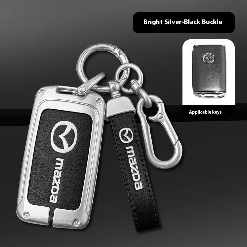 2025 Hot For Mazda Axela Atenza 3 2 6 CX3 CX5 CX30 CX8 CX9 MX5 RX7 RX8 SKYACTIV Zinc Alloy Car Key Holder Remote Protector Car K