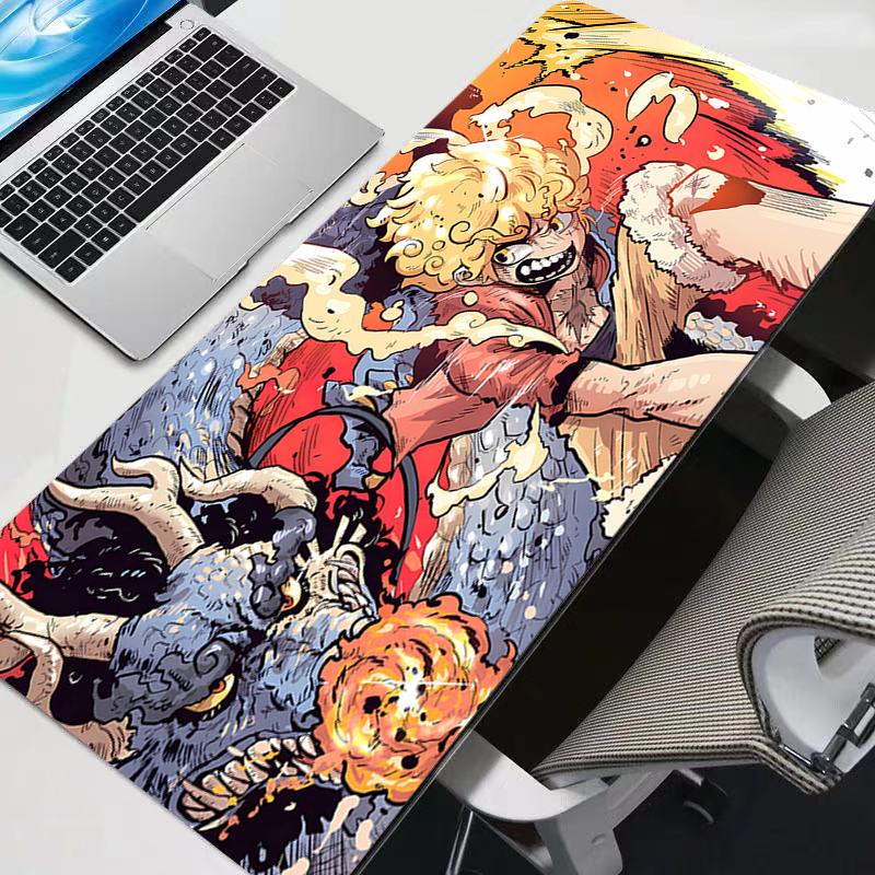 One Piece Monkey·D·Luffy Large Mouse Pad Gamer Keyboard Mousepad Pc Computer Desk Mat Gaming Pad Mouse Mats for CS GO LOL