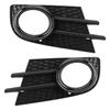 1Pair Front Bumper Fog Light Trim 1038123 Chrome Plating Stylish Durable Fog Light Bezel Replacement for Comfortline