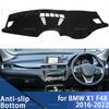 Dashboard Cover Avoid Light Anti-Slip Anti-dirty Mat Pad Sunshade Dashmat Protect for BMW X1 F48 2016- LHD RHD