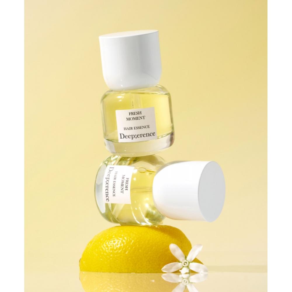 Deeperence [fresh Moment Line Free Shopping Bag] Perfume Hair Shampoo 300ml + Perfume Hair Essence 30ml + Rose Hair Tie