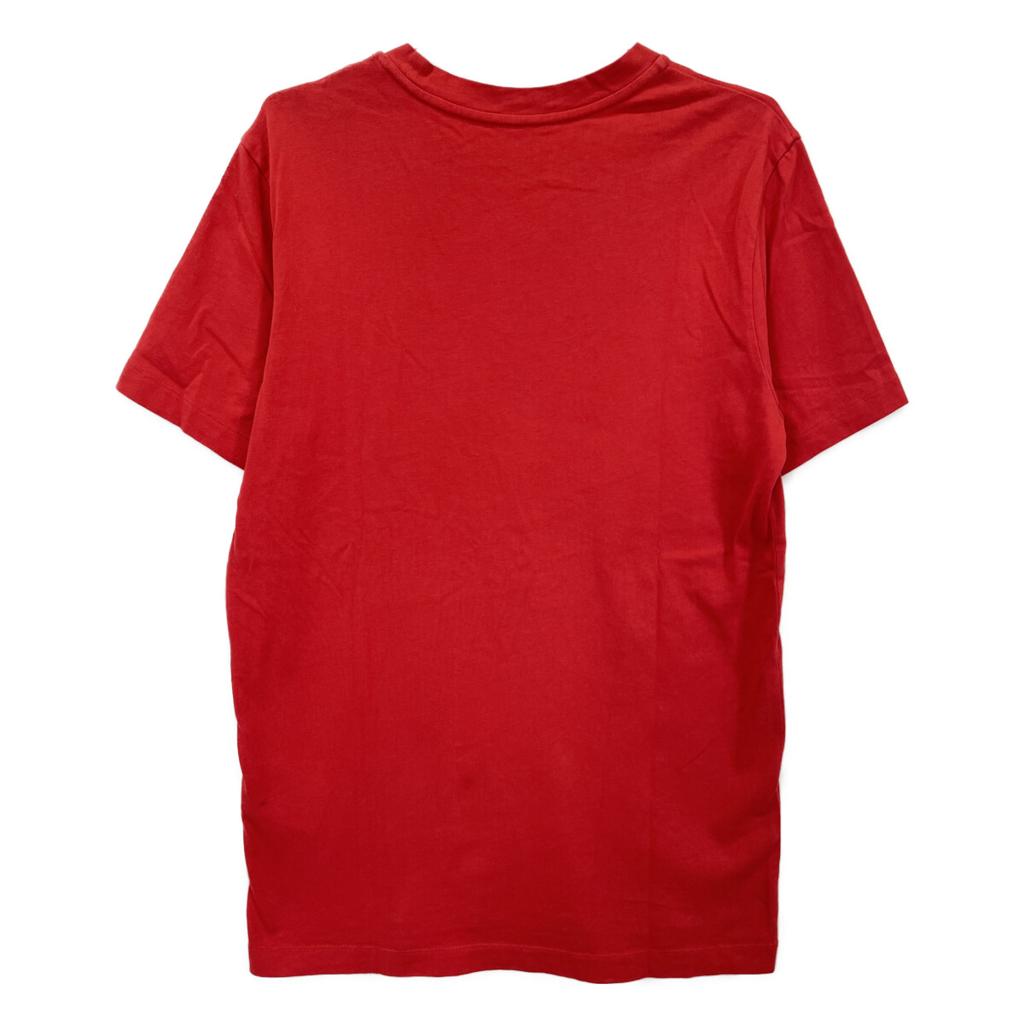 Moncler Red Cotton Logo T-shirt Tops S RedUsed