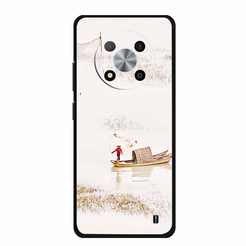 

Soft Silicone Case For ZTE Blade A73 5G Case Lovely TPU Painted Cat Covers for ZTE A73 5G Bumper on for BladeA73 A 73 5G Capa -ZTE Blade A73 5G