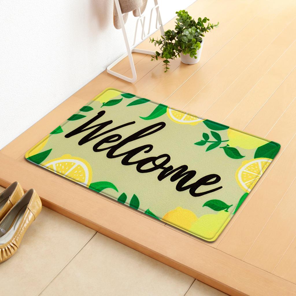 Creative Home Door Mat Water Absorbent Non-Slip Mat Living Room Kitchen Floor Mat Bedroom Carpet