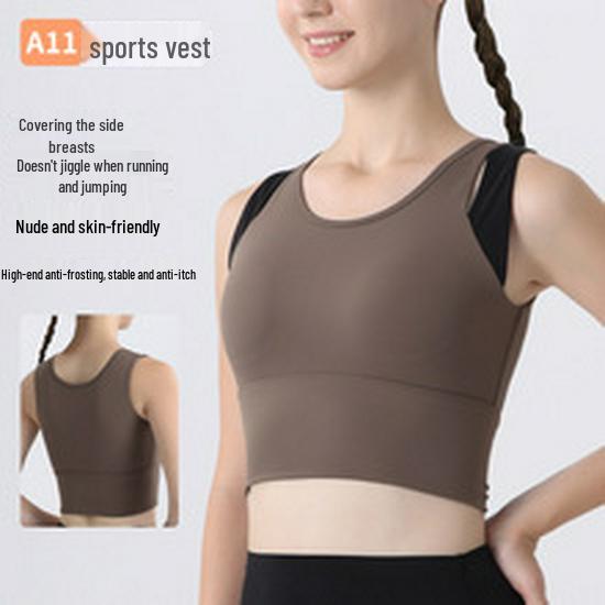 Xin Yu Shockproof Sports Bra for Women - Minimizes Large Bust Appearance, Perfect for Running, Yoga, and Fitness