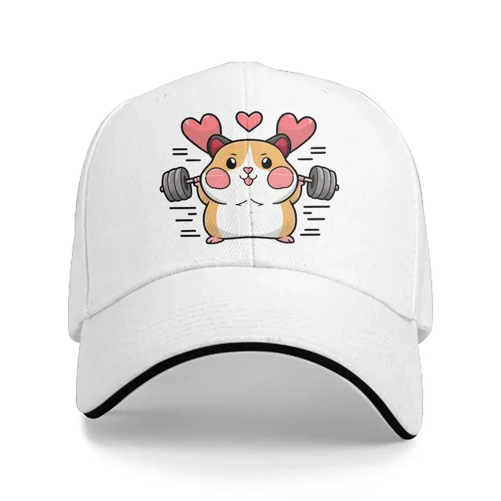 Heart of Gold Baseball Cap Men Hats Visor Protection Snapback Cute Hamster Animal Gifts Caps