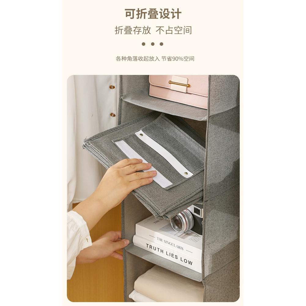 Faltbarer Aufbewahrungs-Organizer Hängendes Schrankregal Einfache Montage