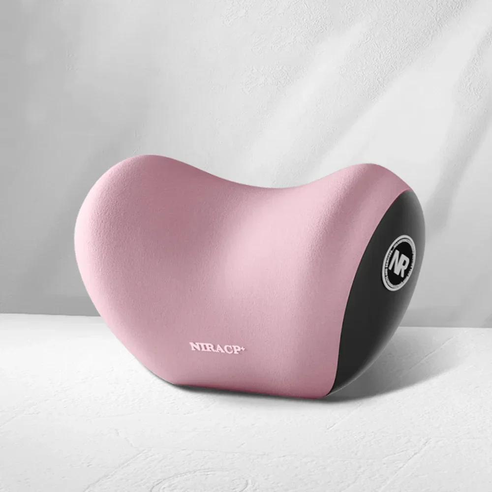 Car Headrest Lumbar Support Memory Foam Vertebral Lumbar Support Car Neck Pillow Back Cushion Office Car Interior Accessories
