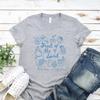 Fruit of The Spirit Christian Tshirt Doodle Bible Verse Shirt Beach Tee Women's Graphic T Shirts Short Sleeve Summer T-shirts