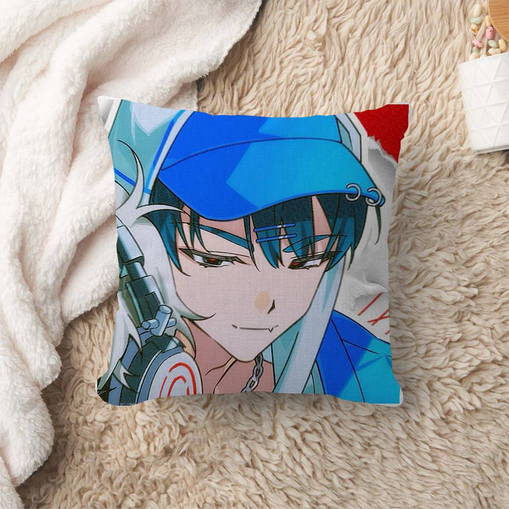 Cute Anime ALIEN STAGE Mizi Sua Ivan Maple Design Cushion Cover Happy Autumn Harvest Decor Holiday Decorati Pillow Cover