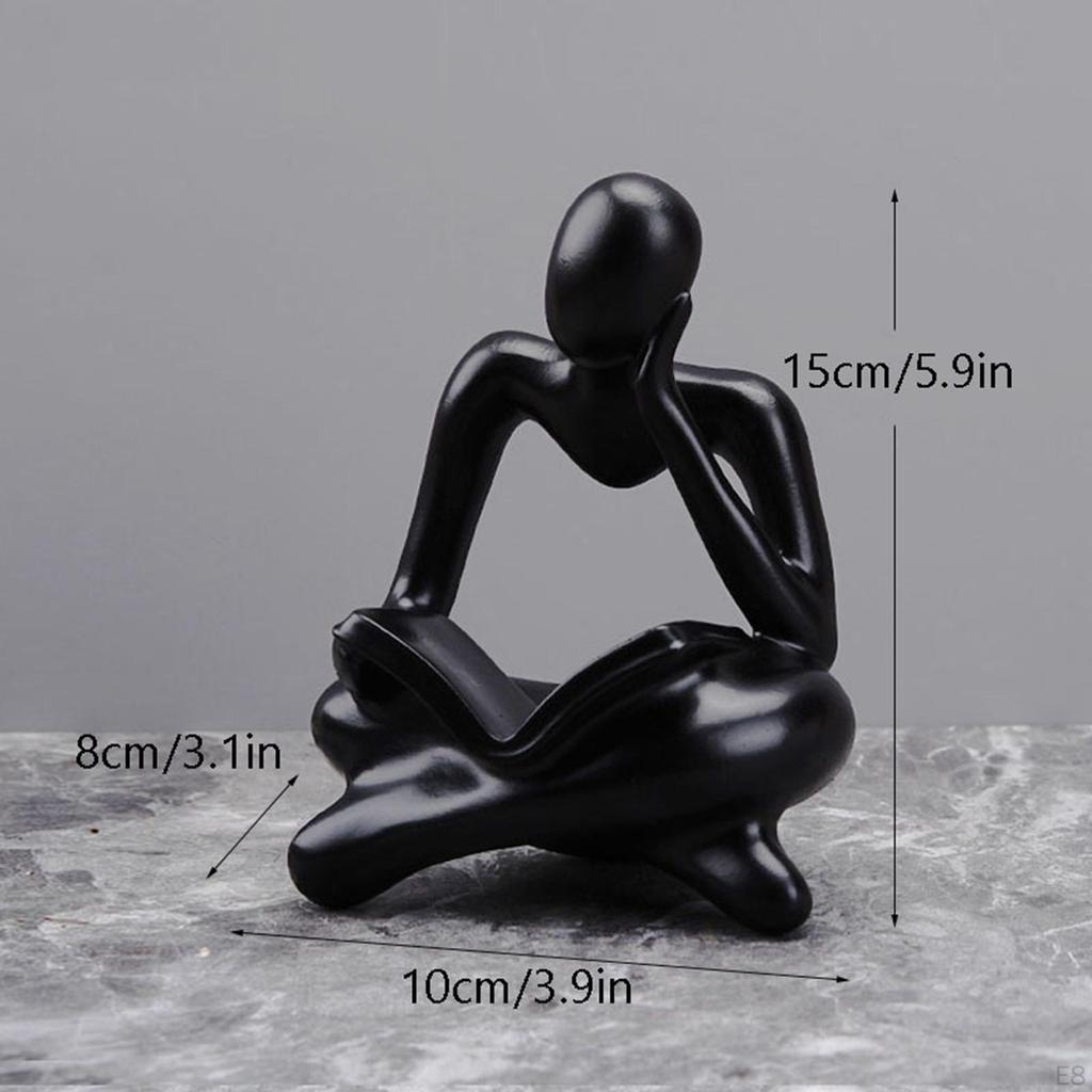 Statue, Home Decoration, Mini Nordic Ornament for Office Fireplace